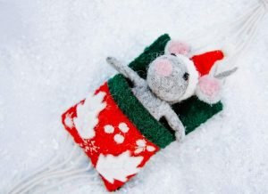 The Mouse in the Hammock Christmas Ornament