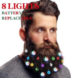 DecoTiny Light Up Beard Ornaments