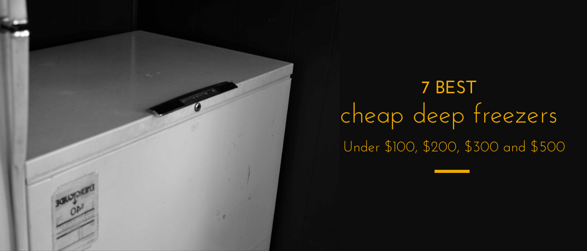 cheap deep freezer under $100