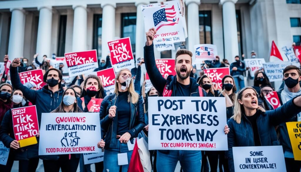 support and opposition to tiktok ban